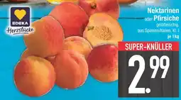 E-Center EDEKA Herzstücke Nektarinen oder Pfirsiche Angebot
