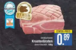 E-Center Strohschwein Krustenbraten ohne Knochen Angebot