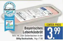 E-Center Bayerisches Leberkäsbrät Angebot