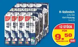 E-Center GUT&GUNSTIG H-Vollmilch Angebot