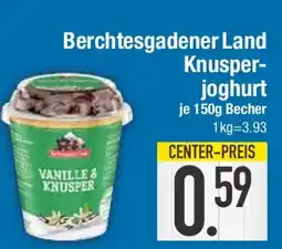 E-Center Berchtesgadener Land Knusperjoghurt Angebot