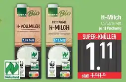 E-Center EDEKA Bio H-Milch Angebot
