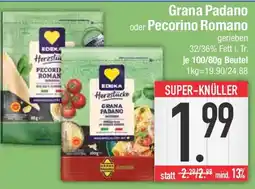 E-Center Grana Padano oder Pecorino Romano Angebot