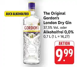 Marktkauf Gordon’s the original gordon’s london dry gin Angebot