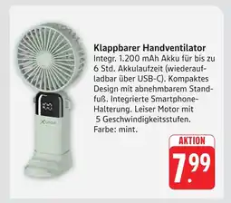 Marktkauf Klappbarer handventilator Angebot