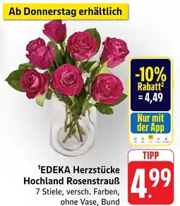 Marktkauf Edeka herzstücke hochland rosenstrauß Angebot