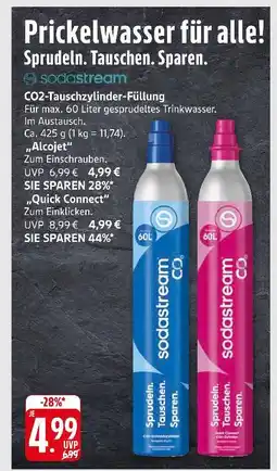 Marktkauf Sodastream co2-tauschzylinder-füllung alcojet Angebot