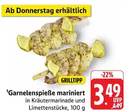 Marktkauf Garnelenspieße mariniert Angebot