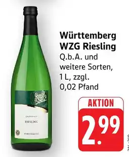 Marktkauf Württemberg wzg riesling Angebot