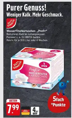 Marktkauf Gut&günstig wasserfilterkartuschen „profi+“ Angebot