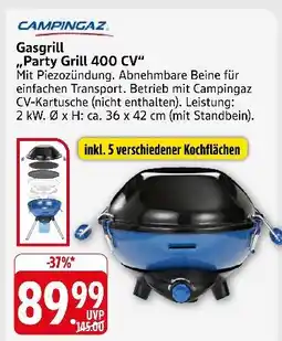 Marktkauf Campingaz gasgrill party grill 400 cv Angebot