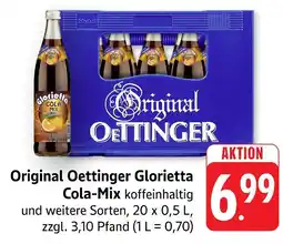 Marktkauf Oettinger glorietta cola-mix Angebot