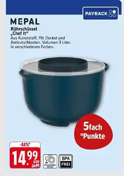 Marktkauf Mepal rührschüssel chef it Angebot