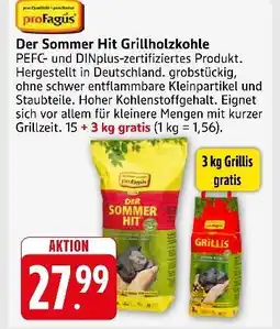 Marktkauf Profagus der sommer hit grillholzkohle Angebot