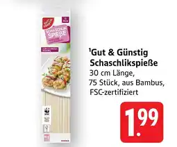 Marktkauf Gut & günstig schaschlikspieße Angebot