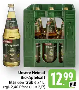 Marktkauf Unsere heimat bio-apfelsaft Angebot