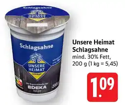 Marktkauf Unsere heimat schlagsahne Angebot