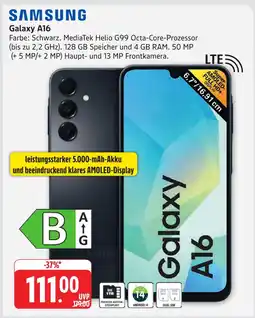 Marktkauf Samsung galaxy a16 Angebot