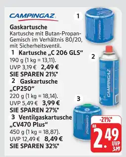 Marktkauf Campingaz kartusche „c 206 gls“ Angebot