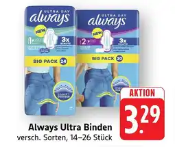 Marktkauf Always ultra binden Angebot