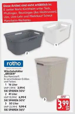 Marktkauf Rotho wäschebehälter brisen Angebot