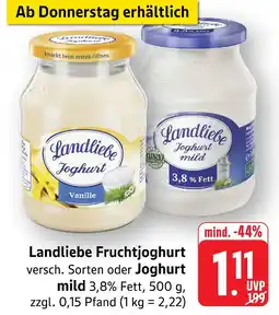 Marktkauf Landliebe fruchtjoghurt Angebot