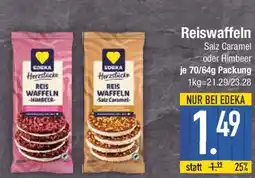 E-Center EDEKA Herzstücke Reiswaffeln Angebot