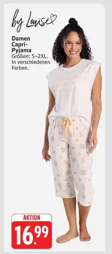 Marktkauf By louise damen capri-pyjama Angebot