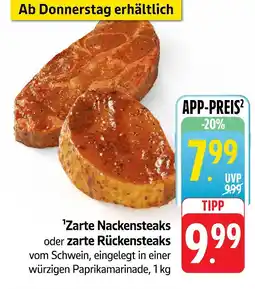 Marktkauf Zarte nackensteaks Angebot