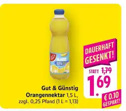 Marktkauf Gut & günstig orangennektar Angebot