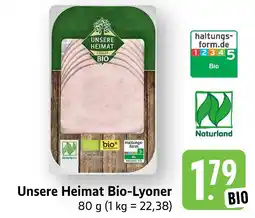 Marktkauf Unsere heimat bio-lyoner Angebot