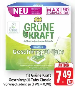 Marktkauf Fit grüne kraft geschirrspül-tabs classic Angebot