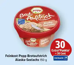 Marktkauf Feinkost popp brotaufstrich alaska-seelachs Angebot
