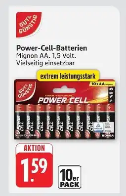 Marktkauf Gut & günstig power-cell-batterien Angebot