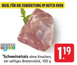 Marktkauf Schweinehals Angebot