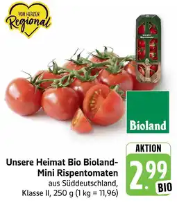 Marktkauf Bioland mini rispentomaten Angebot
