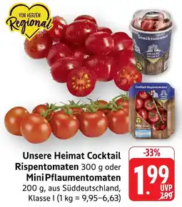 Marktkauf Unsere heimat cocktail rispentomaten Angebot