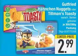 E-Center Gutfried Human Hähnchen Nuggets oder Tillman's Toasty Angebot