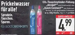E-Center sodastream CO2-Tauschzylinder-Füllung ,,Alcojet" oder ,,Quick Connect Angebot