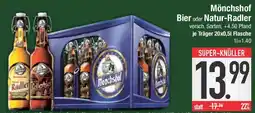 E-Center Mönchshof Bier oder Natur-Radler Angebot