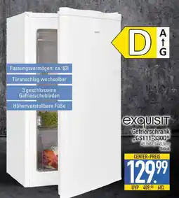 E-Center exquisit Gefrierschrank GS111-330D" Angebot