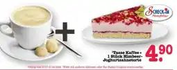 Scheck-in-Center Scheck-in Manufaktur Tasse Kaffee + 1 Stück Himbeer Joghurtsahnetorte Angebot