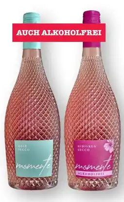 Scheck-in-Center Momente Secco Angebot