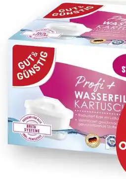 Scheck-in-Center Gut & Günstig Wasserfilterkartuschen Profi Angebot
