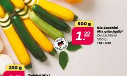 Netto Bio Zucchini Mix grün/gelb* Angebot