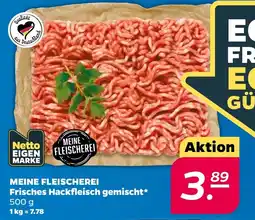 Netto MEINE FLEISCHEREI Frisches Hackfleisch gemischt Angebot