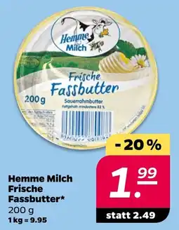Netto Hemme Milch Frische Fassbutter Angebot