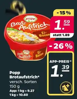 Netto Popp Brotaufstrich Angebot