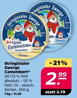 Netto Striegistaler Zwerge Camembert Classic Angebot