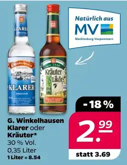 Netto G. Winkelhausen Klarer oder Kräuter* Angebot